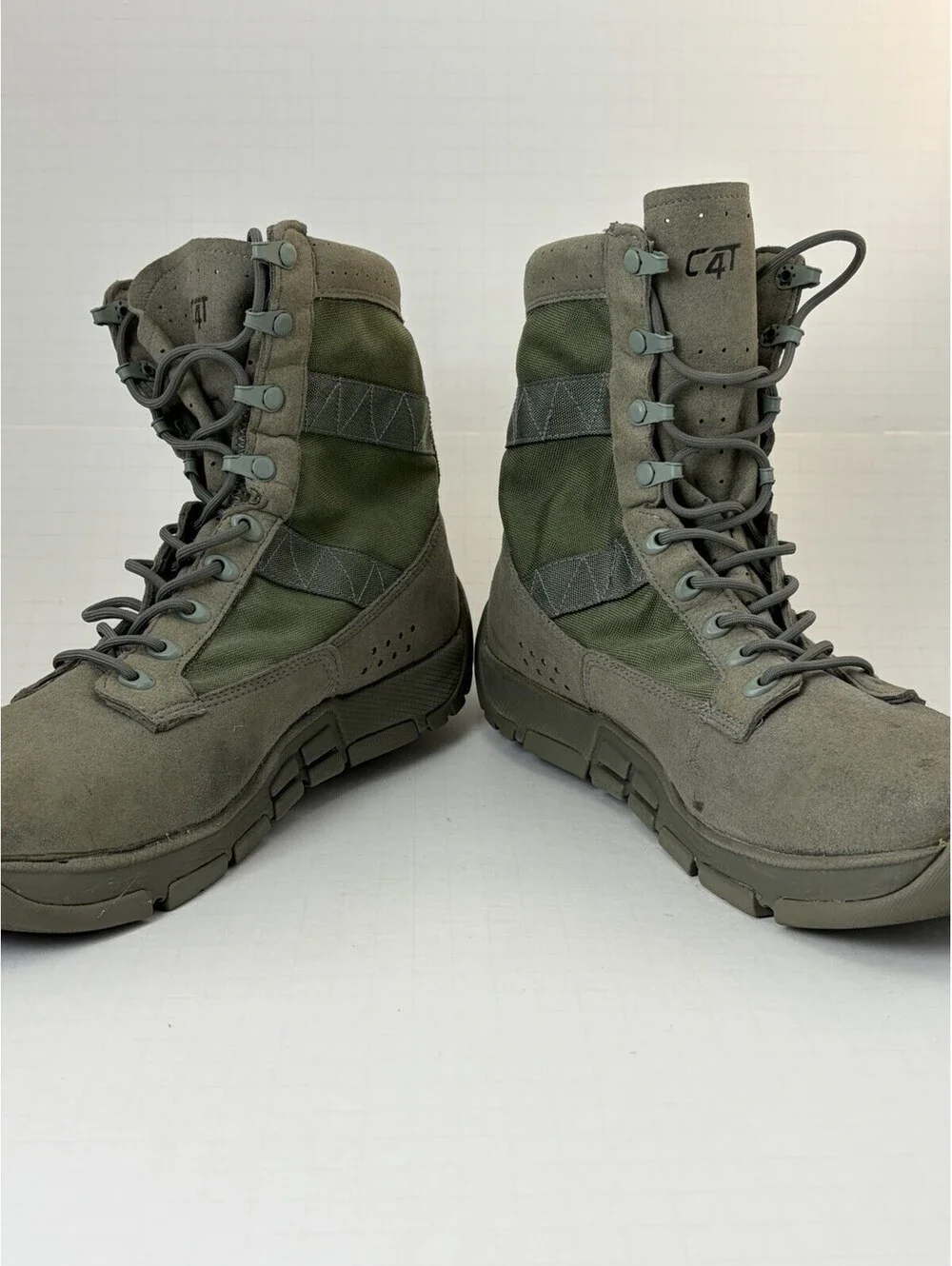 Rocky 8” C4T Trainers Sage Green Boots Tactical Combat 1073 Men's Size 12 W